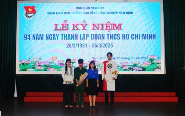 Lễ Kỷ niệm 94 năm Ngày thành lập Đoàn TNCS Hồ Chí Minh (26/03/1931 – 26/03/2025) – Trường Cao đẳng Công nghiệp Nam Định