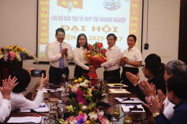 Đại hội Chi bộ Đào tạo và Hợp tác doanh nghiệp nhiệm kỳ 2025 – 2027
