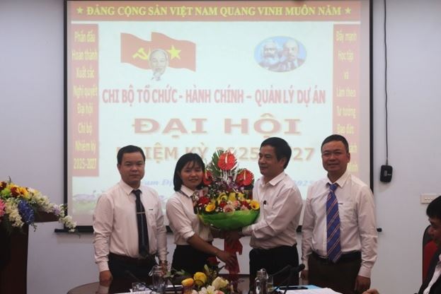 Đại hội Chi bộ Tổ chức – Hanh chính – Quản lý dự án nhiệm kỳ 2025 – 2027