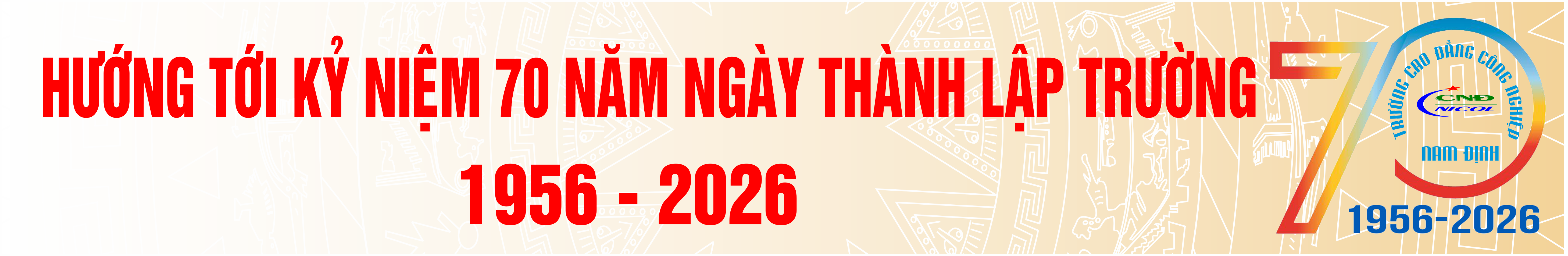 Hướng tới kỷ niệm 70 năm ngày thành lập trường